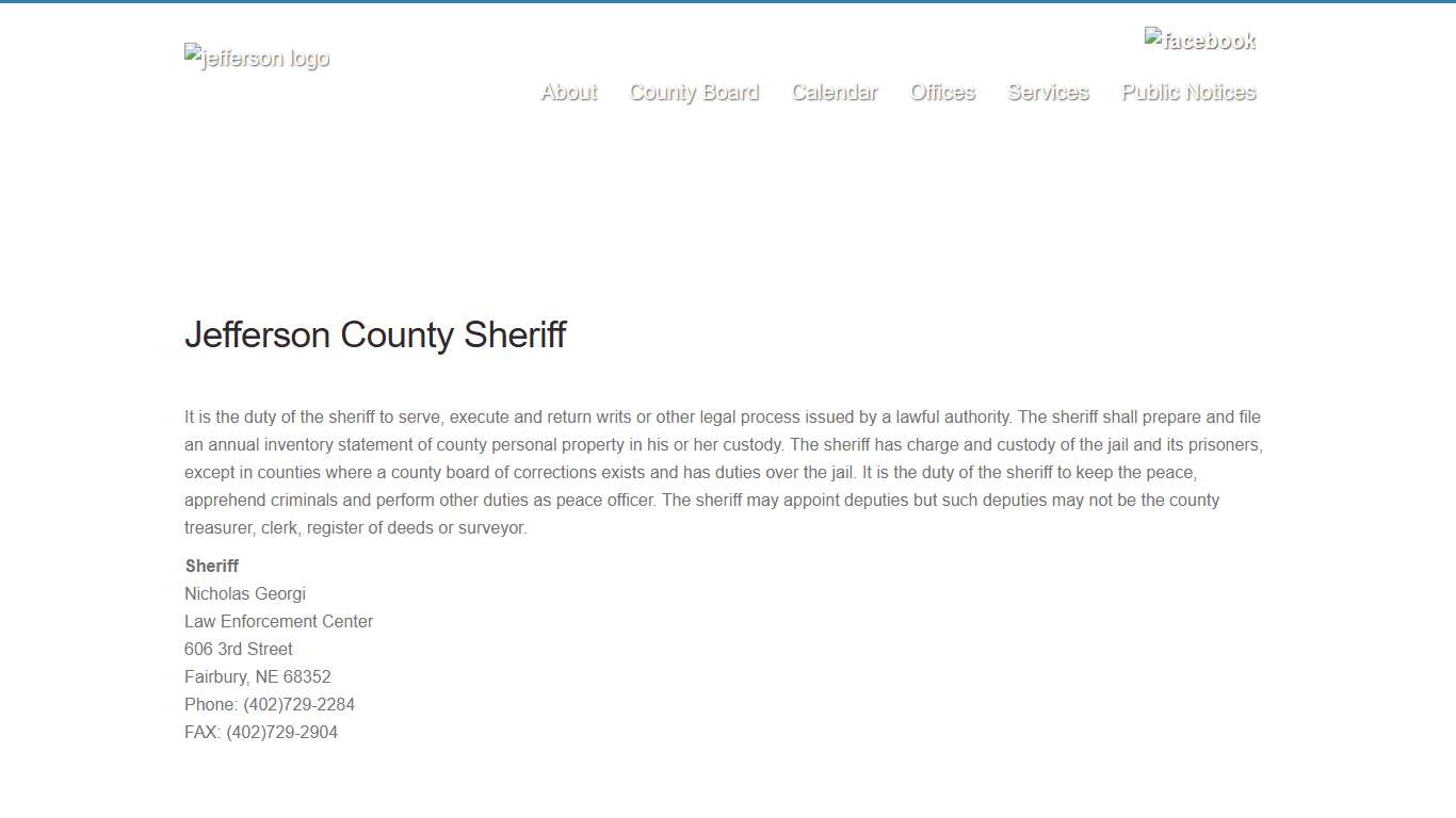 Jefferson County Sheriff | Jefferson County
